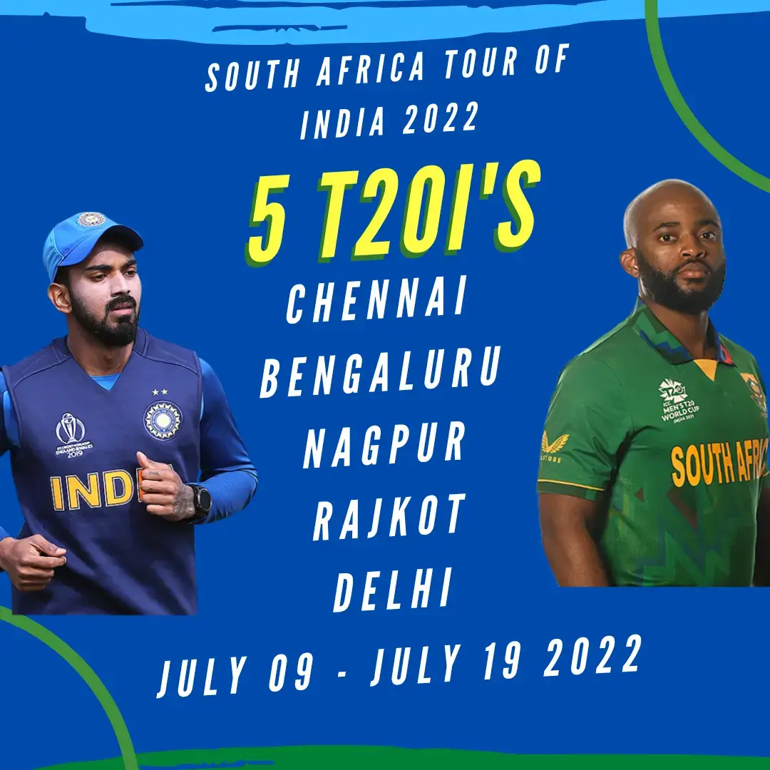 schedule india tour of south africa