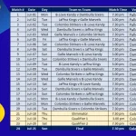 LPL Schedule 2024